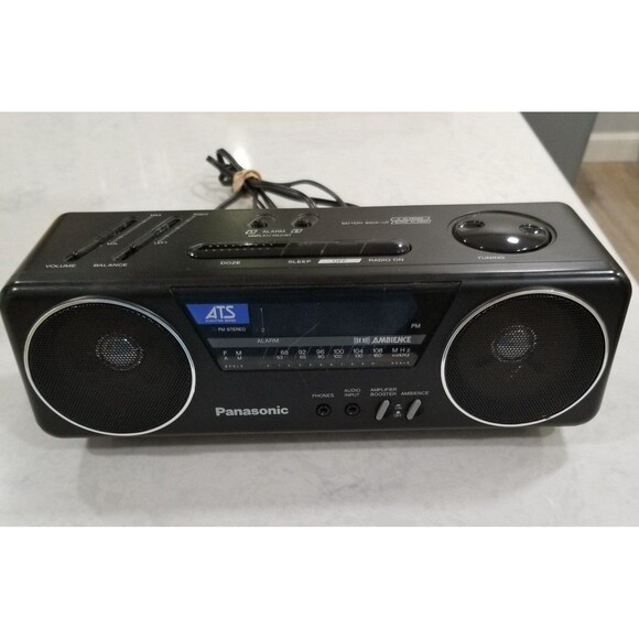 Panasonic RC-X210 an ATS (Audiotime Series) FM/AM stereo dual alarm clock radio - Picture 1 of 11
